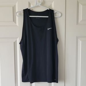 Women's Nike Dri-Fit  Black Razor Back Tank